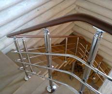 Алюминиевые ограждения лестниц фото