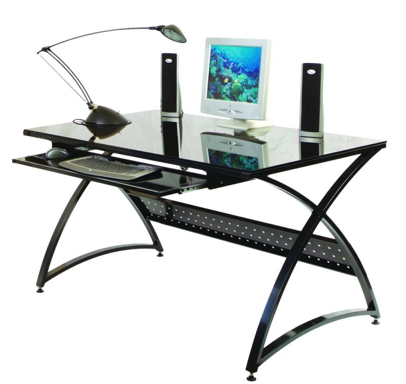Компьютерный стол на металлокаркасе фото