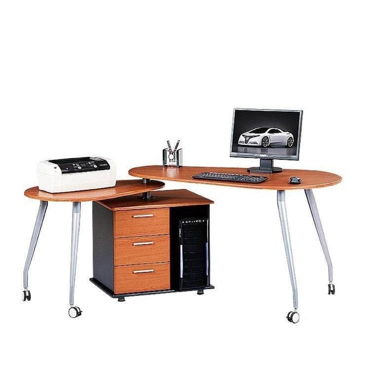 Письменный стол на металлокаркасе фото